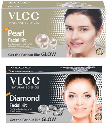 

VLCC Original Diamond and Pearl Face Kit 120 g(Set of 2)