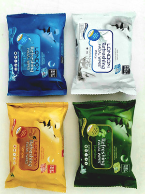 

London Refreshing facial wipes(Pack of 100)