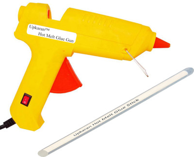 

Upkaran Professional 60 Watt with 1 Hot Melt Glue Stick (8inch/20cm) Standard Temperature Corded Glue Gun(11 mm)