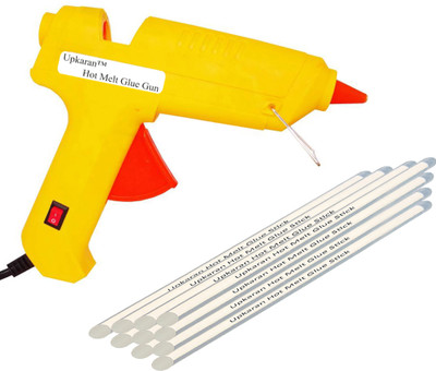 

Upkaran Professional 60 Watt with 10 Hot Melt Glue Sticks (8inch/20cm) Standard Temperature Corded Glue Gun(11 mm)