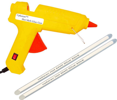

Upkaran Professional 60 Watt with 2 Hot Melt Glue Sticks (8inch/20cm) Standard Temperature Corded Glue Gun(11 mm)