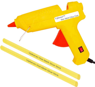 

Upkaran 2 Hot Melt Glue sticks with Heavy Duty 60 Watt Standard Temperature Corded Glue Gun(11 mm)