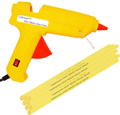 

Upkaran Electric Hot Melt 60 Watt with On Off Switch and Indicator GG60W with 8 Super Adhesive All Purpose Glue Sticks Standard Temperature Corded Glue Gun(11 mm)