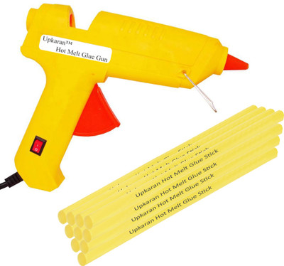

Upkaran Electric Hot Melt 60 Watt with On Off Switch and Indicator GG60W with 10 Super Adhesive All Purpose Glue Sticks Standard Temperature Corded Glue Gun(11 mm)