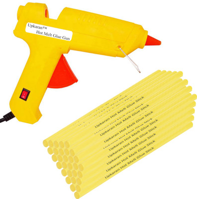 

Upkaran Electric Hot Melt 60 Watt with On Off Switch and Indicator GG60W with 30 Super Adhesive All Purpose Glue Sticks Standard Temperature Corded Glue Gun(11 mm)