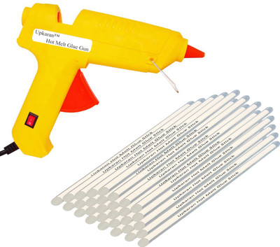 

Upkaran Professional 60 Watt with 30 Hot Melt Glue Sticks (8inch/20cm) Standard Temperature Corded Glue Gun(11 mm)