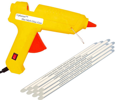 

Upkaran Professional 60 Watt with 9 Hot Melt Glue Sticks (8inch/20cm) Standard Temperature Corded Glue Gun(11 mm)