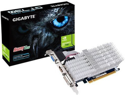 

Gigabyte NVIDIA GV-N730SL-2GL 2 GB GDDR3 Graphics Card(silver black)