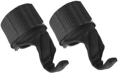 

Kobo Power Weight Lifting Training Gym Straps Dumbbell Hook Support Wrist Support (, Black