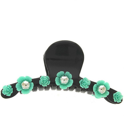 

Anuradha Art Jewellery Clutcher Hair Claw(Turquoise)