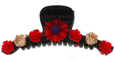

Anuradha Art Jewellery Clutcher Hair Claw(Red)