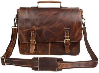 

Crafts Shelter Messenger Bag(Brown)