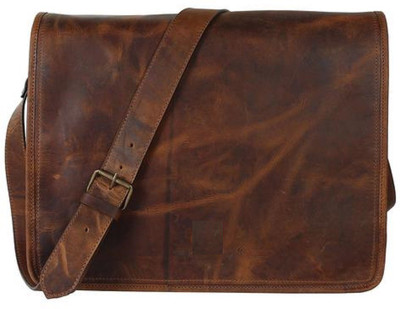 Crafts Shelter Messenger Bag(Brown)