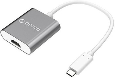 

Orico Type-C to HDMI Convertor (RCH) 3 C(For WINDOWS, LINUS, MAC, OS, Silver)