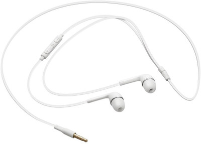 AWAKSHI EH64AWALLEGH346 Wired Headset with Mic(White, In the Ear)