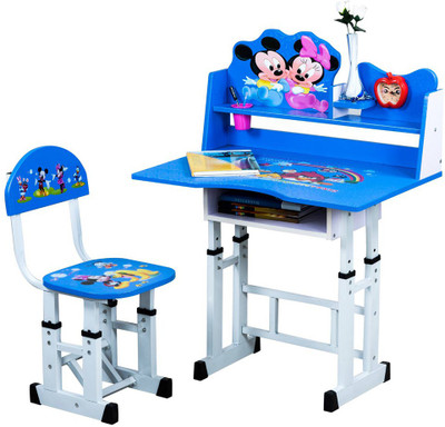 

RoyalOak MICKIES Engineered Wood Study Table(Finish Color - Blue)