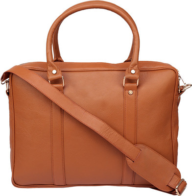 

Bagged for Good 14 inch Laptop Messenger Bag(Tan)