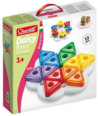 

Toy Market Quercetti Geokid Pastel Daisy Basic Triangoli Set(Multicolor)