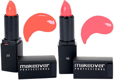 

Makeover Professional Lipstick ( Flamingo 39 , Rose Blossom 46 )(Rose Blossom, Flamingo)
