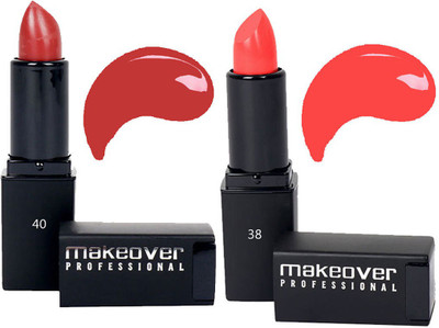 

Makeover Professional Lipstick ( Currant 40 , Sunset 38 )(Currant, Sunset)
