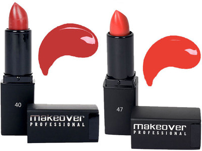 

Makeover Professional Lipstick ( Currant 40 , Nude Brown 47 )(Currant, Nude Brown)