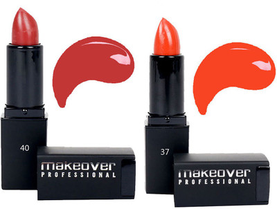 

Makeover Professional Lipstick ( Currant 40 , Coral 37 )(Currant, Coral)