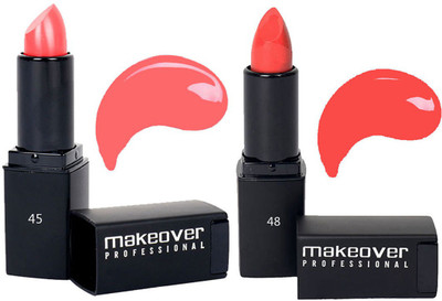 

Makeover Professional Lipstick ( Coral Pink 45 , Nude Coral 48 )(Coral Pink, Nude Coral)