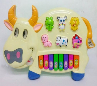 

ToyBin Funny Musical Cow Piano FOR SMALL KIDS(Yellow)