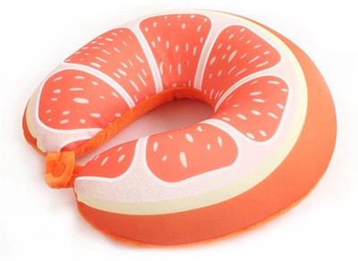 

Satyam Kraft orange fruit travel neck pillow Neck Pillow(orangish)