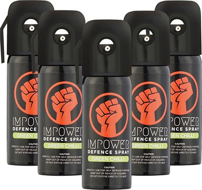 

IMPOWER Self Defence Green Chilli Spray Pepper Stream Spray
