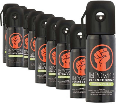 

IMPOWER Self Defence Green Chilli Spray Pepper Stream Spray