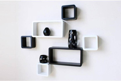 

A.S Wood Wooden Wall Shelf(Number of Shelves - 6)