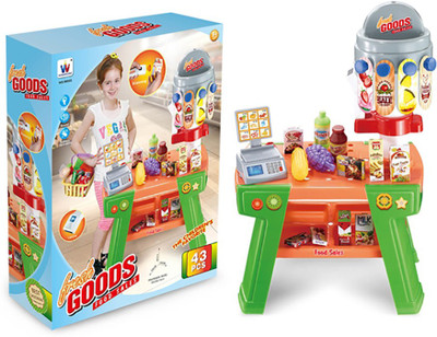 

Kiditos Fresh Good Foods Sales Supermarket Playset toy 45 Pcs