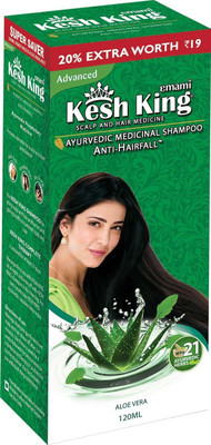 

Kesh King Aloevera Herbal Shampoo 120ml(120 ml)