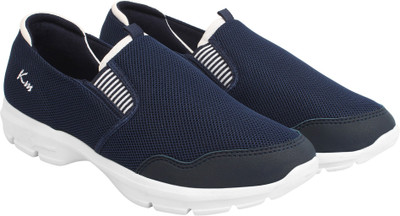 

KazarMax Stripes Slip On Sneakers For Men(Navy, Navy stripe