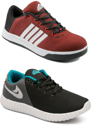 

Asian Men Casual & Running Shoes Combo Pack of 2 Casuals For Men(Multicolor
