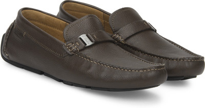 

Clarks Davont Saddle Brown Tumb Loafers For Men(Brown