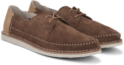 

Clarks Brinton Craft Tobacco Suede Casual For Men(Brown