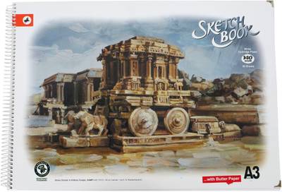 Shipra SS395 A3 Size (Top Cover May Vary) (With Butter Paper) Sketch Pad