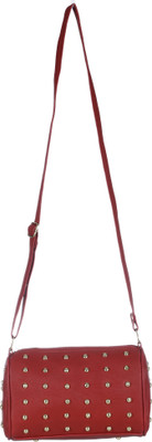 

divi divine Women Casual Red PU Sling Bag