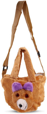 

TeeMoods Girls Casual Brown Polyester Sling Bag