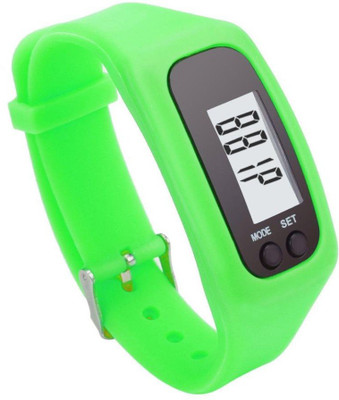 

RHONNIUM ® Sport LED Plating Waterproof Bracelet Digital Wrist Watch Artichoke Smartwatch(Green Strap Free Size)