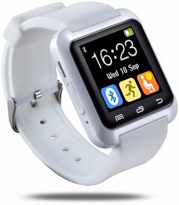 

Amigo U8 smart Watch White Smartwatch(White Strap Free Size)