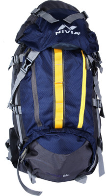 

Nivia Ascendo Outdoor Waterproof Ultralight Rucksack(Blue, Backpack), Blue;grey