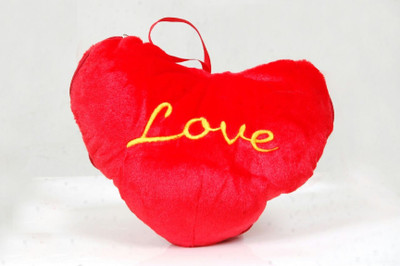 stuffed toy soft lovable zipper heart - 32 cm(Red)