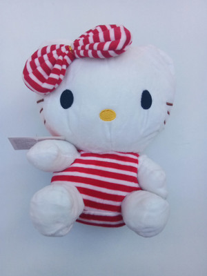 

Aparnas cute little hellokitty doll 25cms teddy bear birthday gift Valentines day girl love or friends plush toy - 25 cm(Multicolor)