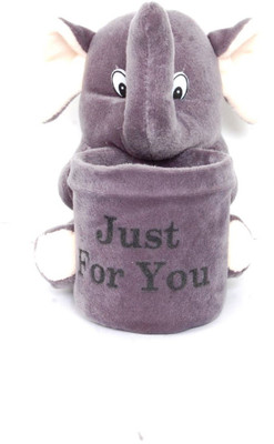 

stuffed toy pen stand - 20 cm(Grey)