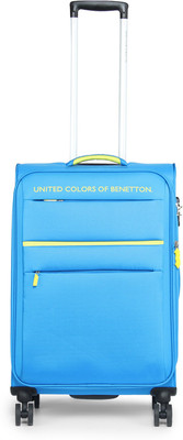 

United Colors of Benetton Soft Luggage Strolly Expandable Check-in Luggage -  inch(Blue