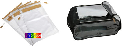 

DIVYANA Shoe Pouch(Black, White)