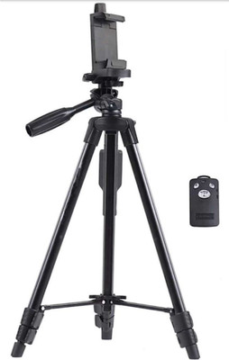 

CRETO latest best quality VCT 5208 tripod with remote Tripod(Black, Supports Up to 2000 g)